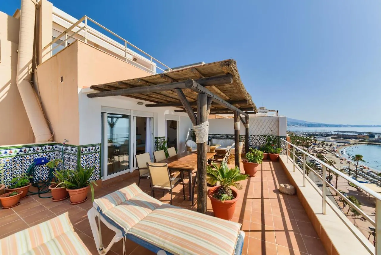 Holidays2Fuengirola Duplex With Stunning Sea View, Terraces,1St Line Beside Port Spain