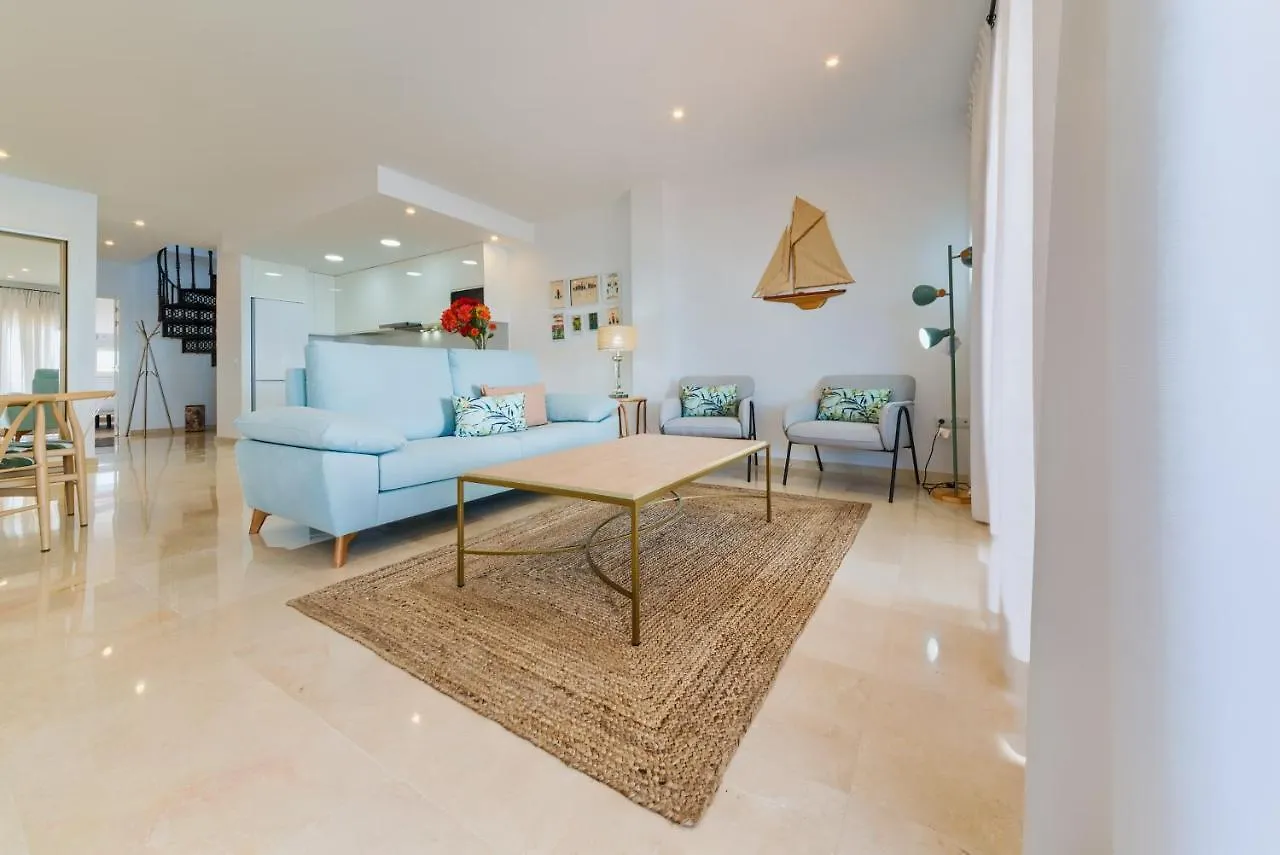 Apartment Holidays2Fuengirola Duplex With Stunning Sea View, Terraces,1St Line Beside Port Spain