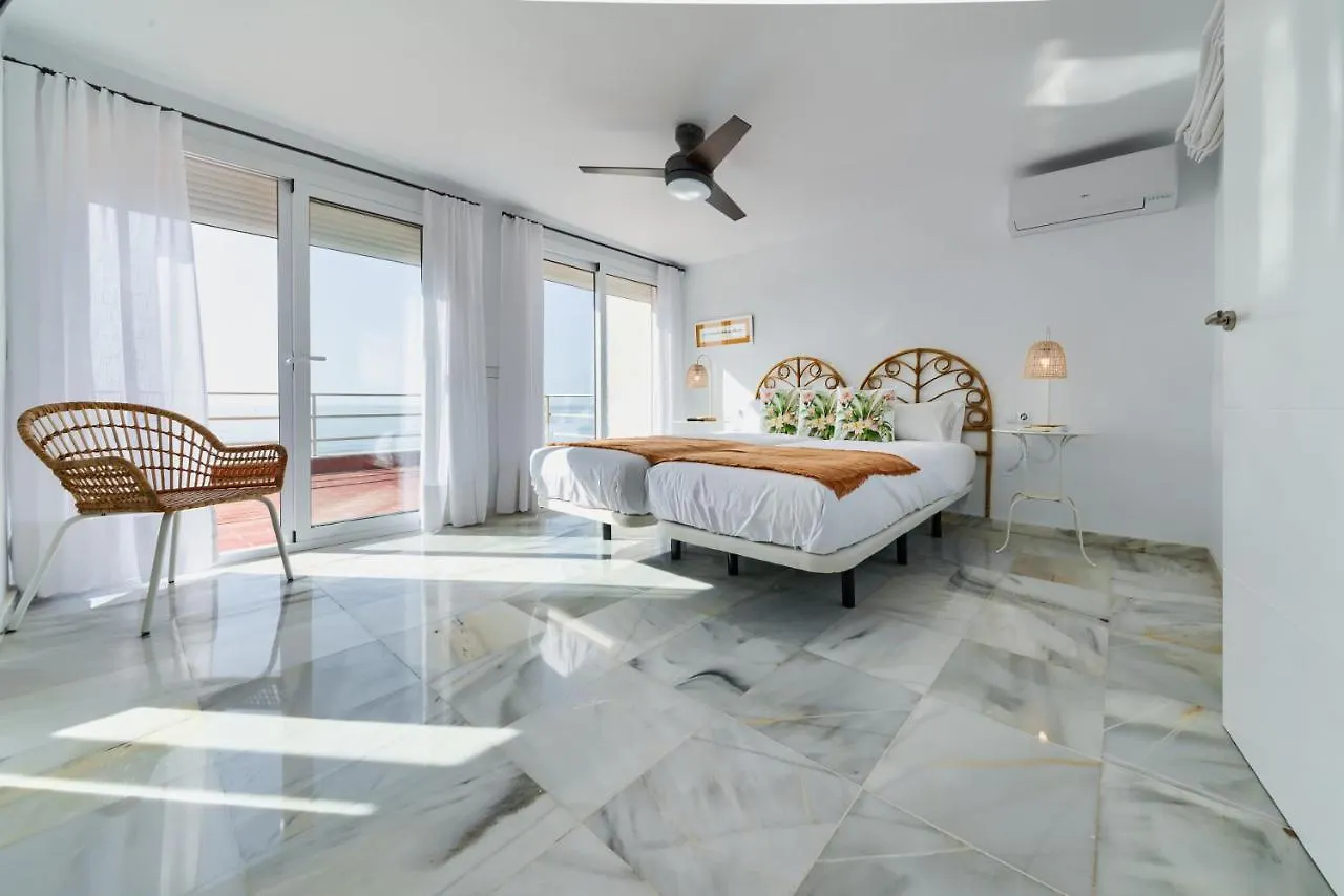 Apartment Holidays2Fuengirola Duplex With Stunning Sea View, Terraces,1St Line Beside Port